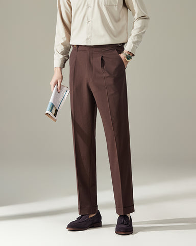 Seersucker Breathable Italian Style Suit Pants