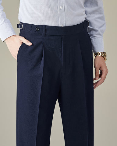 Seersucker Breathable Italian Style Suit Pants