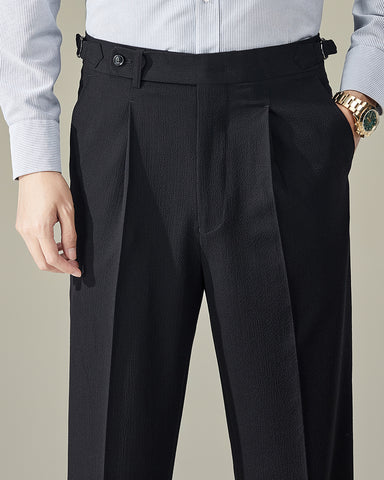 Seersucker Breathable Italian Style Suit Pants