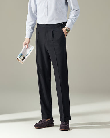 Seersucker Breathable Italian Style Suit Pants