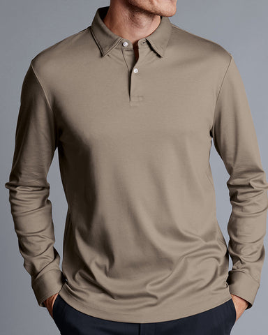 Smart Long Sleeve Jersey Polo