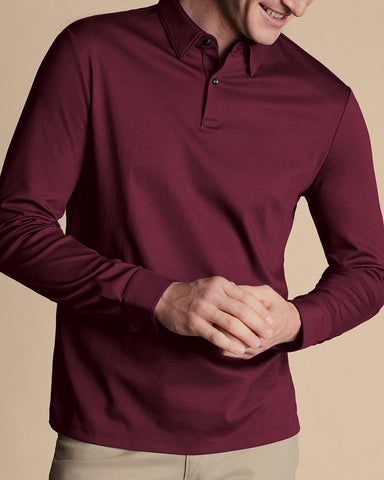 Smart Long Sleeve Jersey Polo