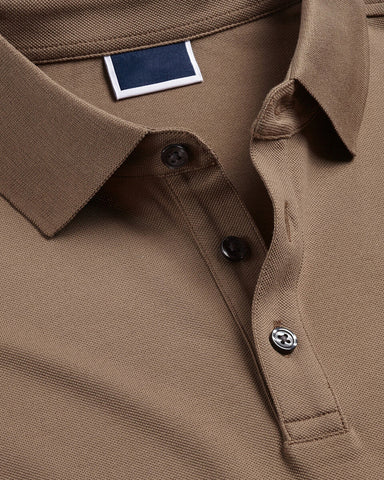 Tyrwhitt Long Sleeve Pique Polo