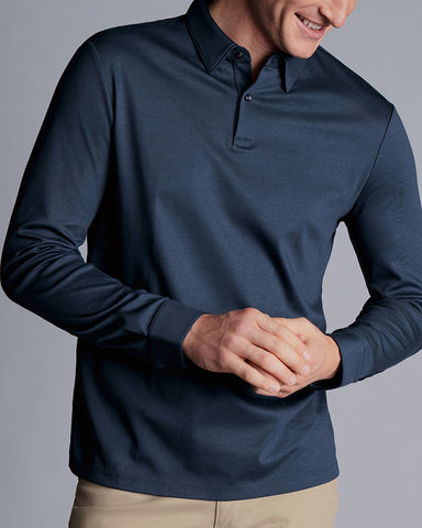 Smart Long Sleeve Jersey Polo