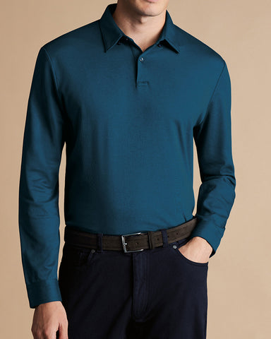 Smart Long Sleeve Jersey Polo