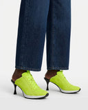 Women’s City Commute Suede High-Heel Sneaker-Sand