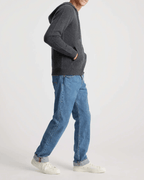 Men's 100% Cashmere Full-Zip Hooded Cardigan