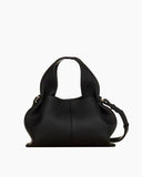 Modern Elegance Leather Cloud Bag