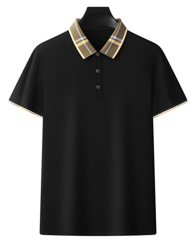 Mulberry Silk Straight Business Polo