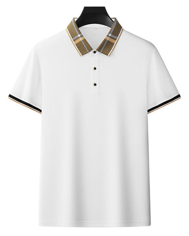 Mulberry Silk Straight Business Polo