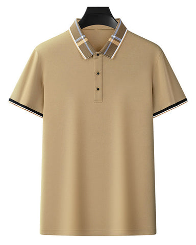 Mulberry Silk Straight Business Polo