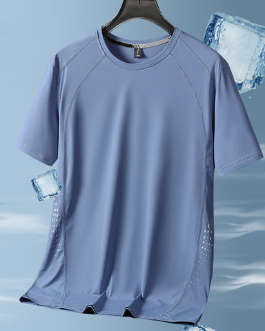 Ice Silk Stretch Short Sleeve Speedo