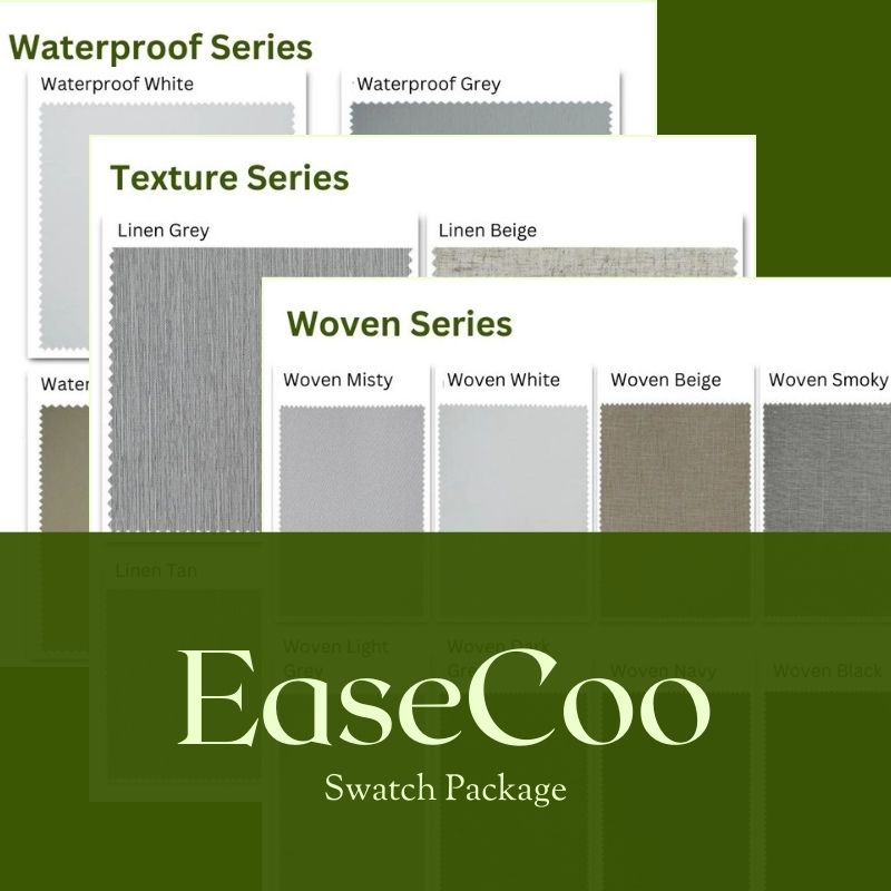 Swatch | EaseCoo Motorized Roller Shades 100% Blackout and Light Filtering