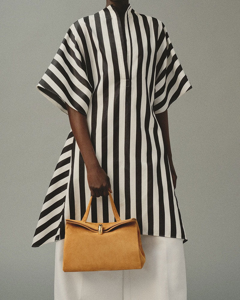 Small Leather Valerie Tote Bag