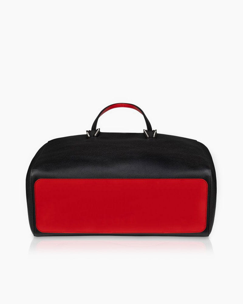 Large Calf Leather Tote Bag Spikes