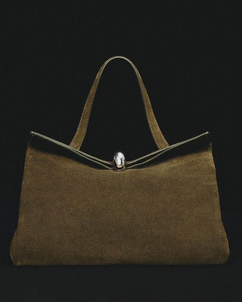 Small Leather Valerie Tote Bag