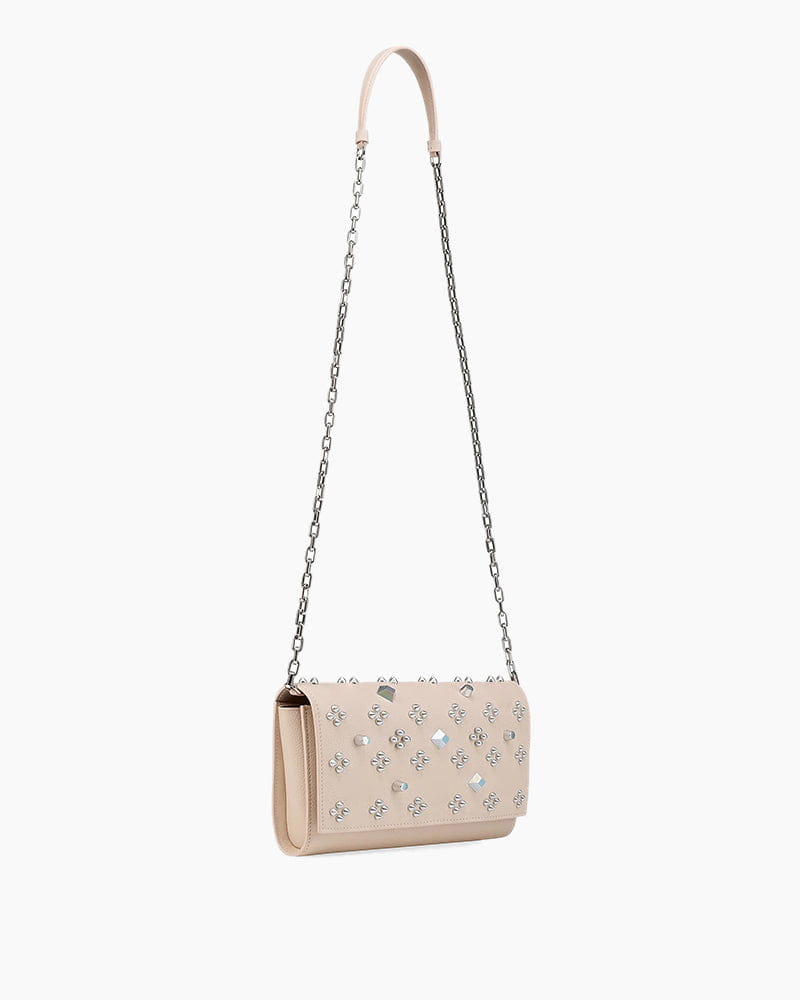 Structured Evening Purse Geometric Embellishments