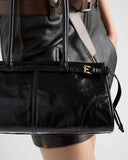 Bonnie Leather Shoulder Bag with Convertible Design