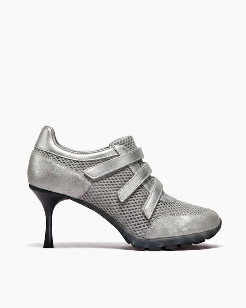 (Pre-sale) Triple-Strap Breathable Mesh High Heel Sneakers