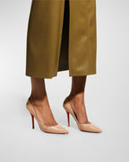 Women's Apostrophy Leather Pointed Red-Sole Pumps