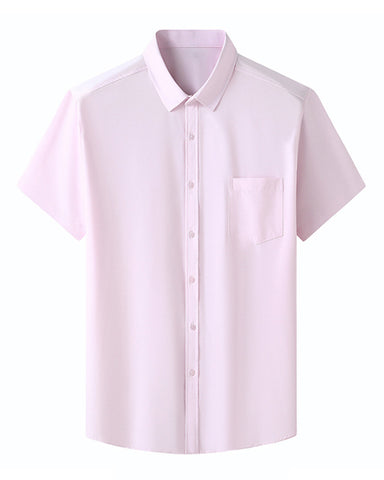 Large Size Loose Business Short Sleeve Shirt