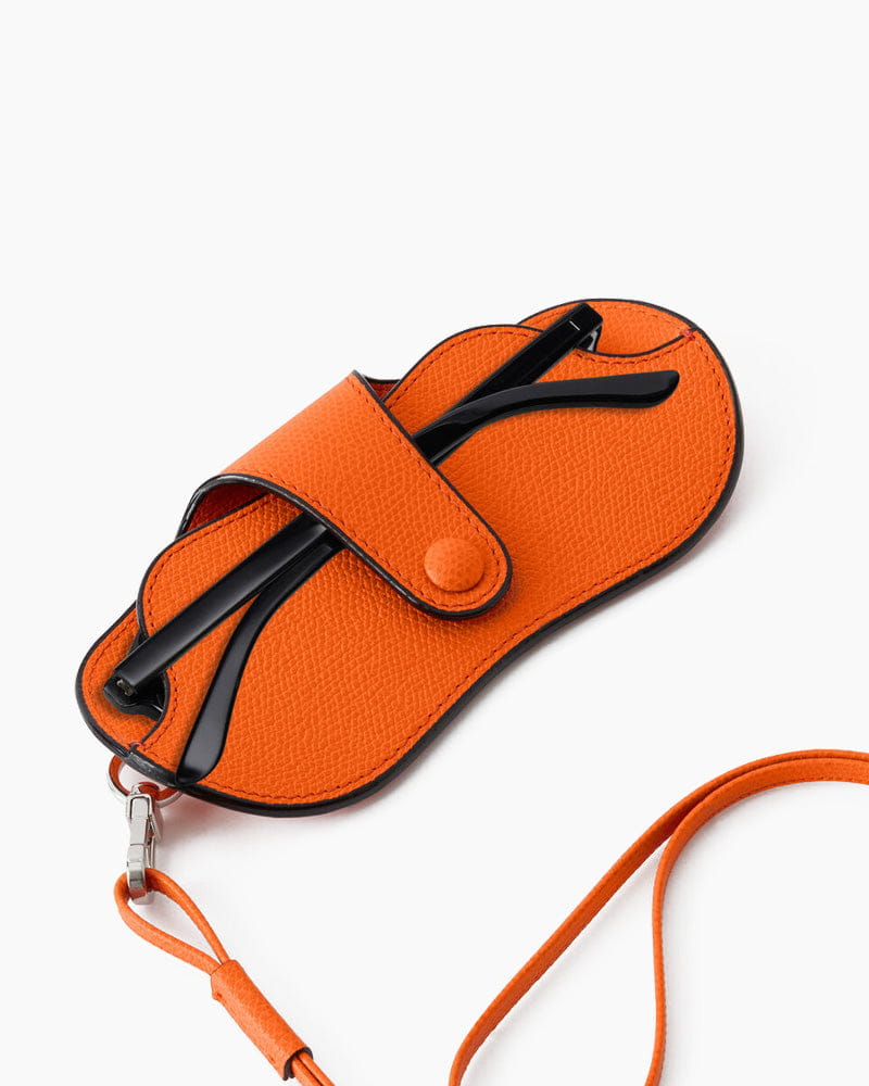 cowhide-airport-travel-lanyard-glasses-case