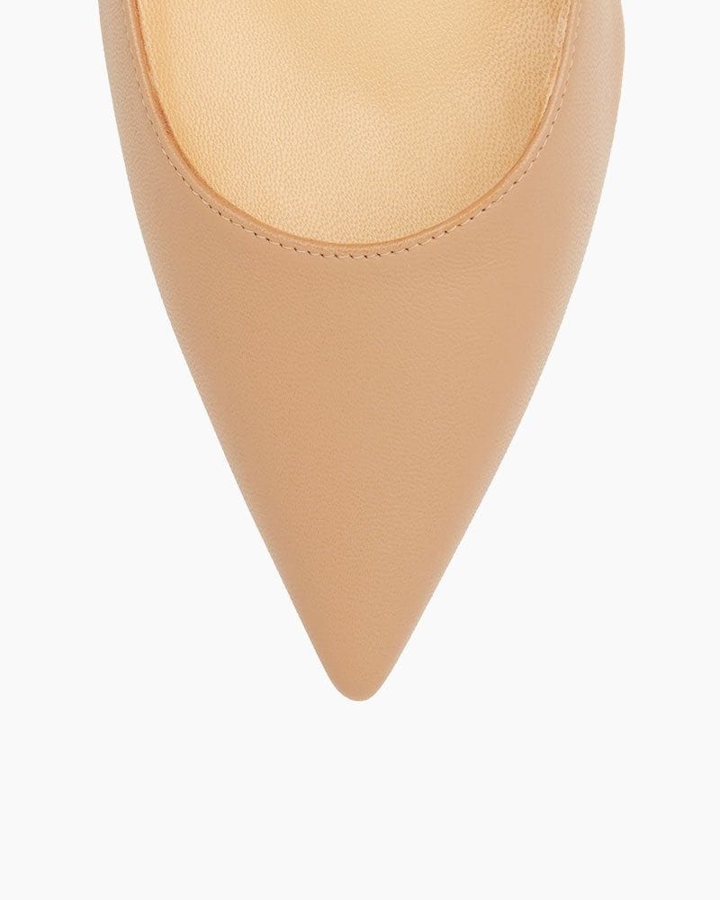 Women's Apostrophy Leather Pointed Red-Sole Pumps