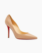 Women's Apostrophy Leather Pointed Red-Sole Pumps