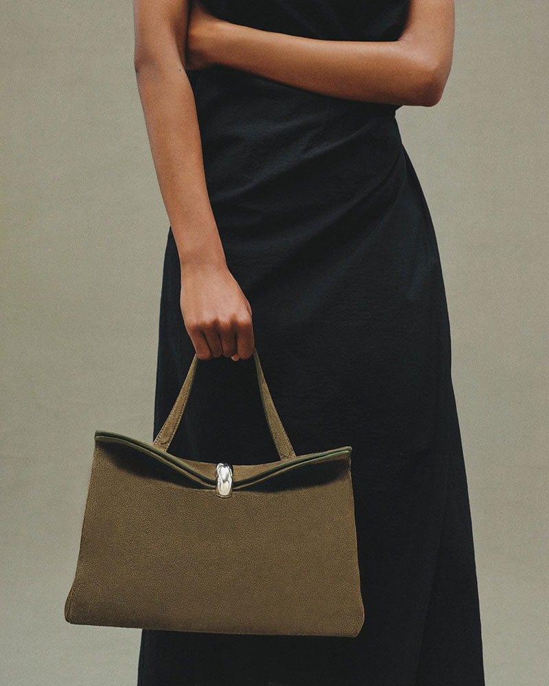 Small Leather Valerie Tote Bag