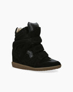 Women's Bekett Suede and Leather High-Top Trainers
