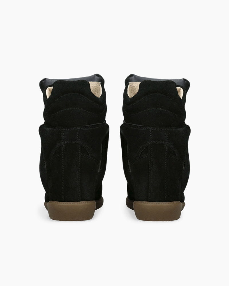 Women's Bekett Suede and Leather High-Top Trainers