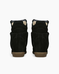 Women's Bekett Suede and Leather High-Top Trainers