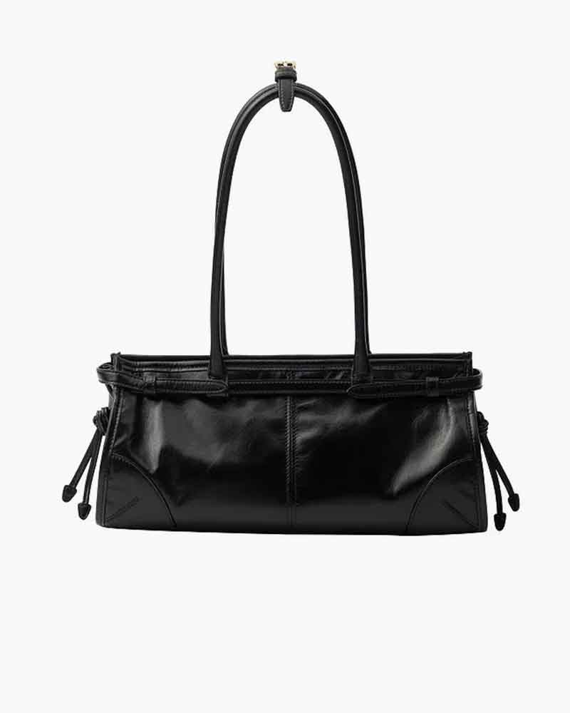 Bonnie Leather Shoulder Bag with Convertible Design