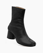 Crescent Split-Toe Ankle Boots