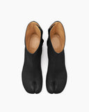 Crescent Split-Toe Ankle Boots