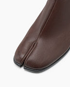 Crescent Split-Toe Ankle Boots