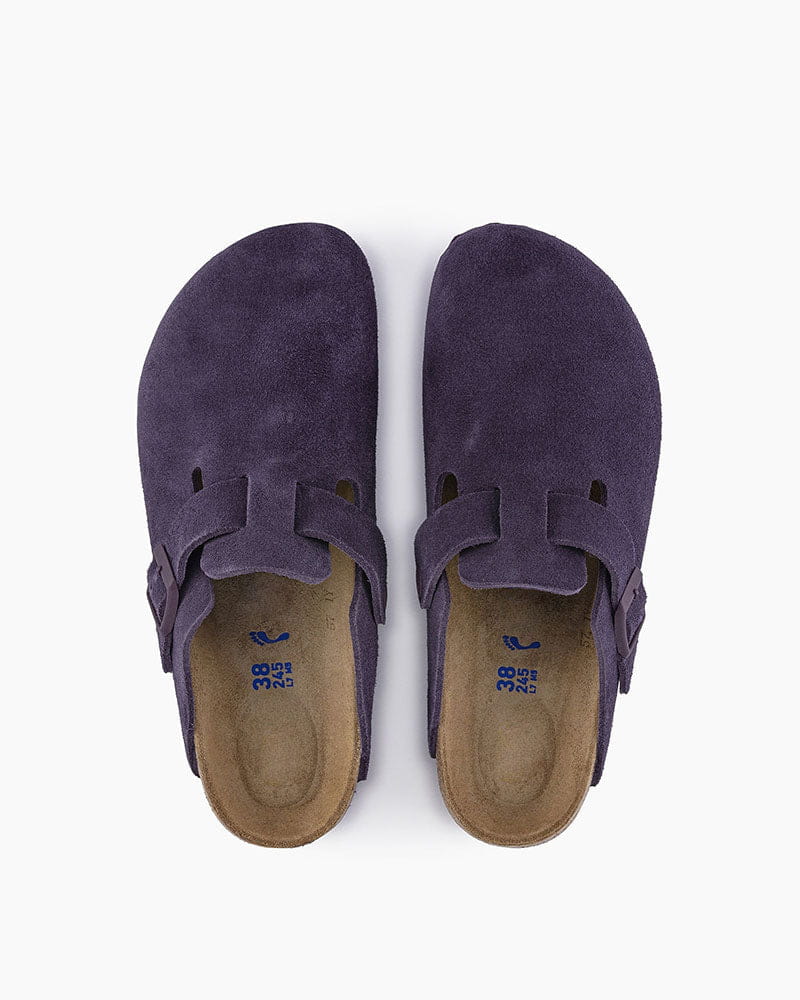 Suede Soft Footbed Boston Clogs