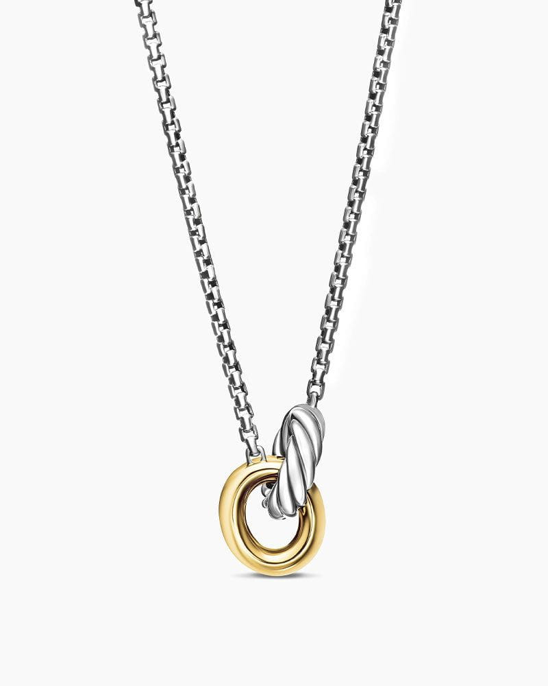 Women's Petite Cable Linked Necklace in Sterling Silver Main image