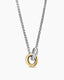 Women's Petite Cable Linked Necklace in Sterling Silver