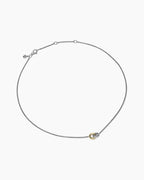 Women's Petite Cable Linked Necklace in Sterling Silver