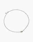 Women's Petite Cable Linked Necklace in Sterling Silver