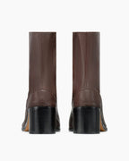 Crescent Split-Toe Ankle Boots