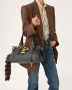 Women's Leather Paddington Handbag