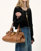 Women's Leather Paddington Handbag