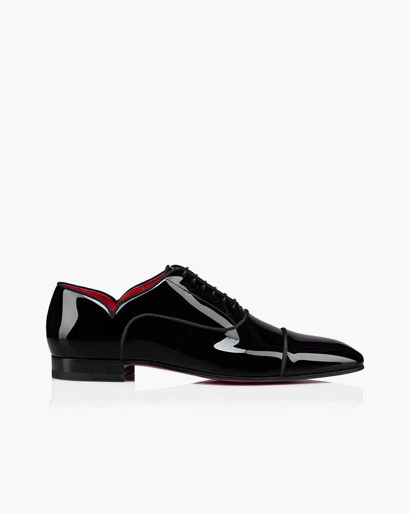 Men's Black Patent Calf Leather Oxfords Main image