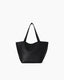 Black Park Three Leather Tote Shoulder Bag
