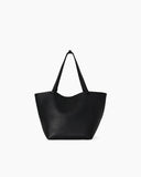 Black Park Three Leather Tote Shoulder Bag