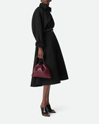 Woven Medium Dustbag Leather Clutch Bag