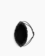 Woven Medium Dustbag Leather Clutch Bag