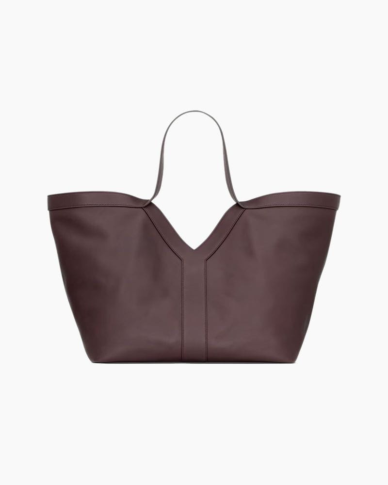 Y Design Large Leather Carryall Tote Bag
